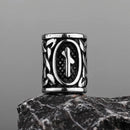 Stainless Steel Runes Beard Rings