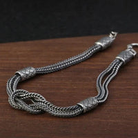 Knots of Wyrd 925 Silver Bracelet