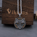 Fenrir Head Stainless Steel Necklace
