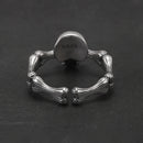 Fearsome Draugr 925 Sterling Silver Resizable Ring