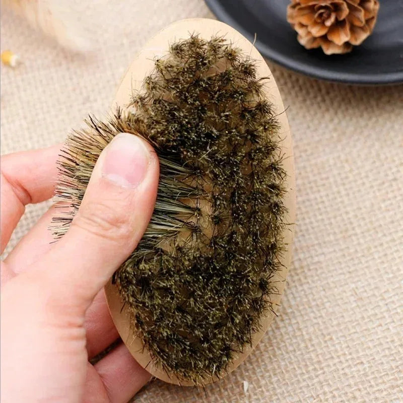 Viking Boar Bristle Brush and Wooden Comb