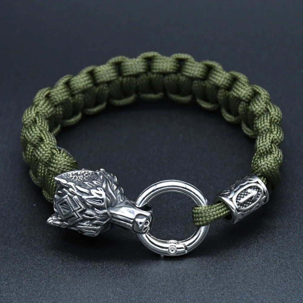 Odin Wolves Paracord Bracelet