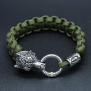 Odin Wolves Paracord Bracelet