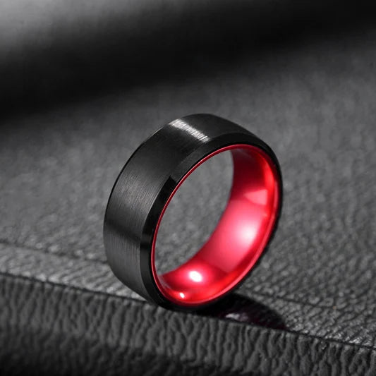 Blood of Heroes Tungsten Carbide Ring