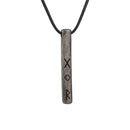 Old Norse Calendar Stainless Steel Pendant