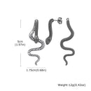 Jormungandr the Midgard Serpent Steel Earrings