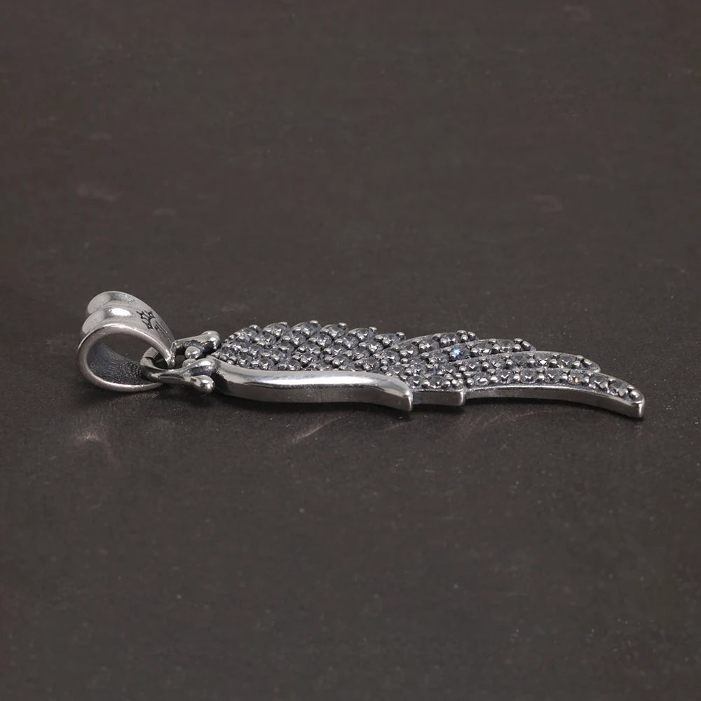 Valkyrie Wings 925 Sterling Silver Necklace Pendant