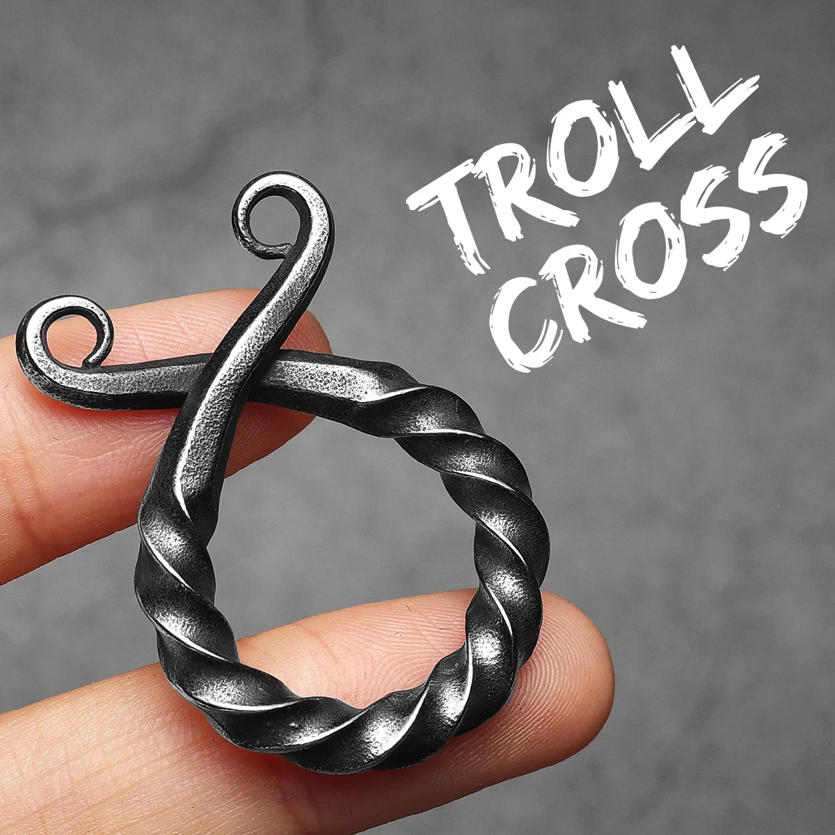 Troll Cross Necklace
