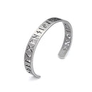 Runic Arm Ring in Stainless Steel