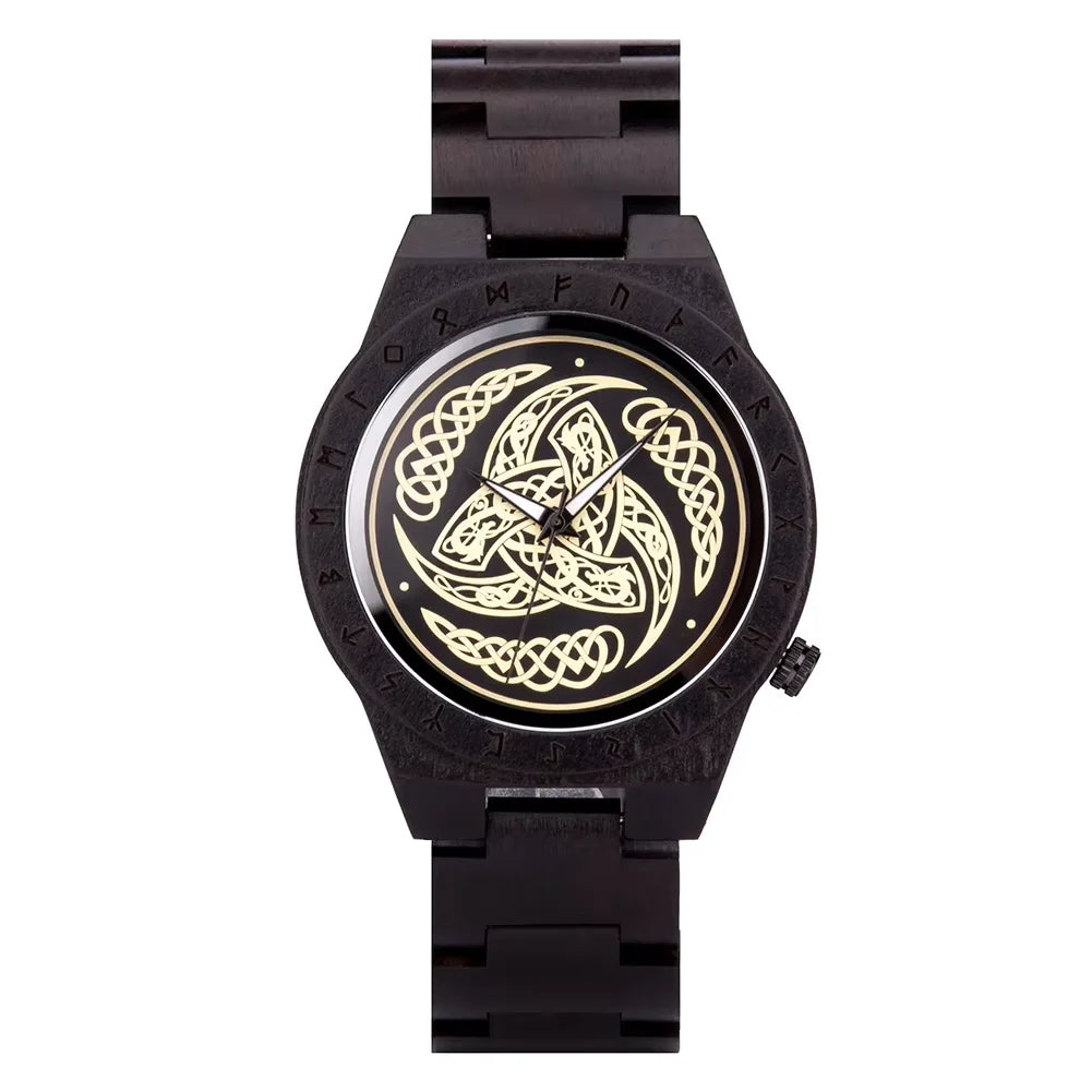 Viking Vintage Wooden Watch