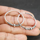 Waves of Njord 925 Sterling Silver Earrings