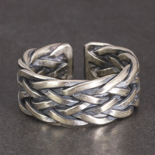 Wide Gleipnir - Handmade 925 Sterling Silver Ring