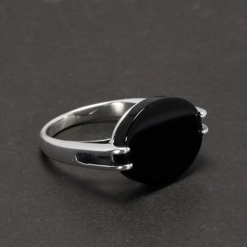 Norse Trader 925 Sterling Silver Ring With Natural Lapis Lazuli Agate or Malachite