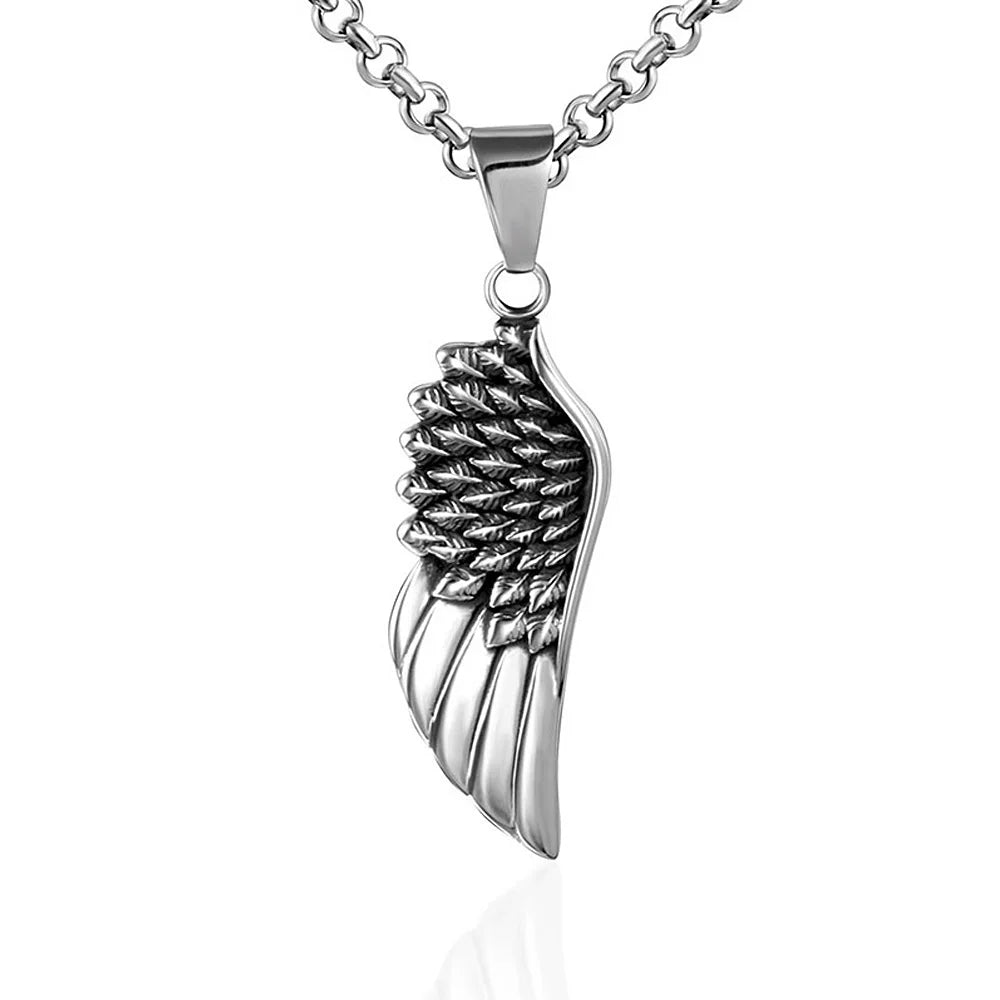 Valkyrie Wings Steel Necklace