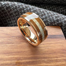Frigg's Bounty Tungsten and Deer's Antler Wedding Band