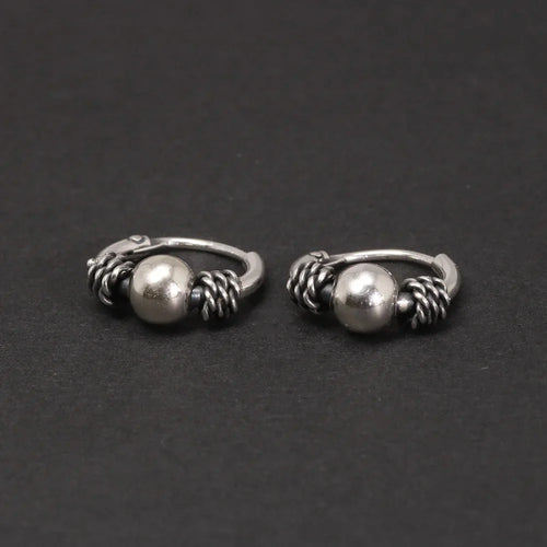 Oseberg Knot 925 Sterling Silver Earrings