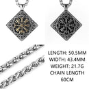 Vegvisir the Viking Compass Medallion in 316L Stainless Steel