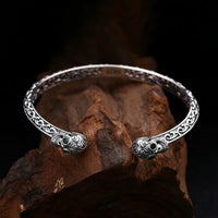 Hel The Goddess of Death Arm Ring in 925 Sterling Silver