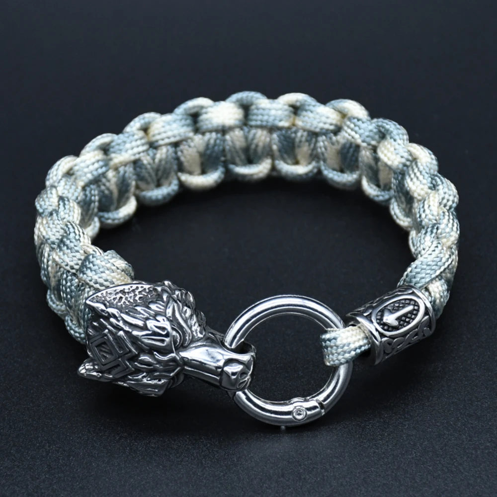 Odin Wolves Paracord Bracelet