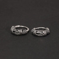 Oseberg Knot 925 Sterling Silver Earrings