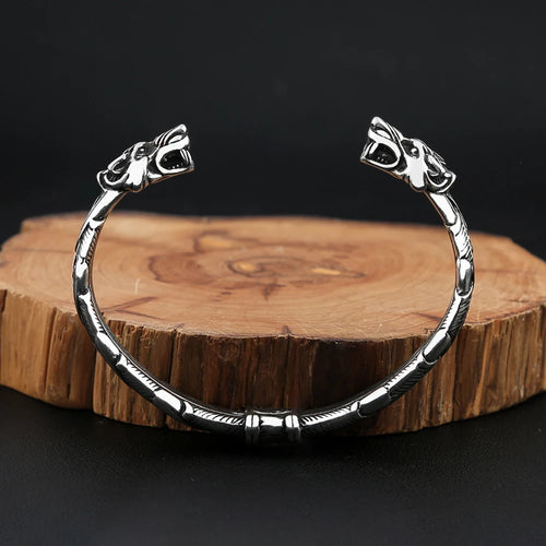 Wolves of Odin Geri and Freki Armring