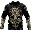 Ravens and Wolves of Odin 3D Printed Hoodie