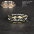 Valknut Sigil of Odin 925 Sterling Silver Ring