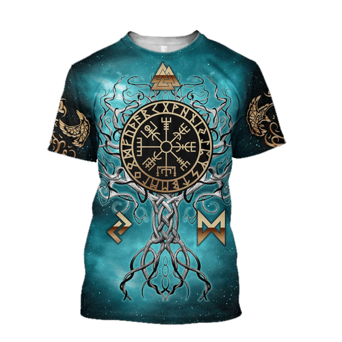 Mjolnir and Yggdrasil T-shirt