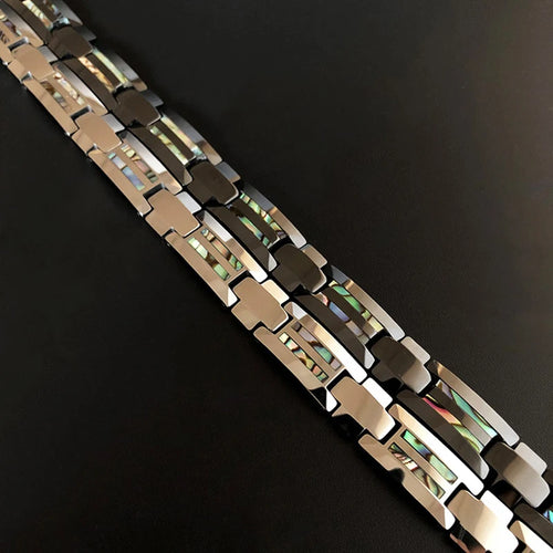 Bifrost the Bridge to Valhalla Tungsten Carbide Magnetic Bracelet