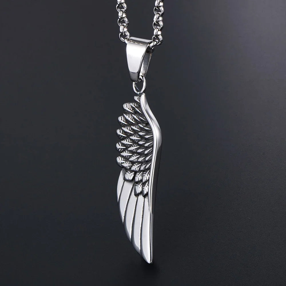 Valkyrie Wings Steel Necklace