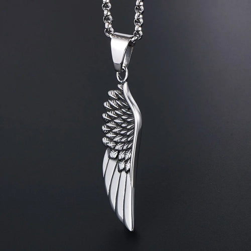 Valkyrie Wings Steel Necklace
