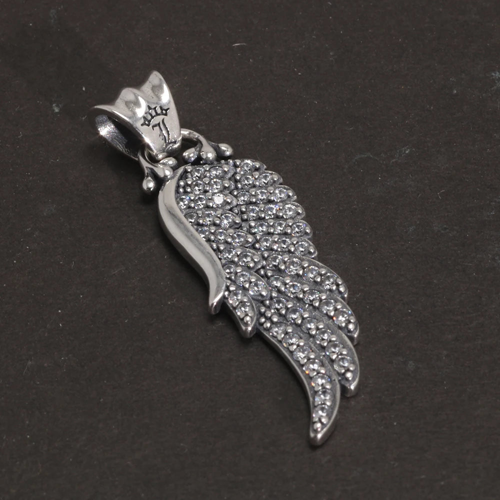Valkyrie Wings 925 Sterling Silver Necklace Pendant