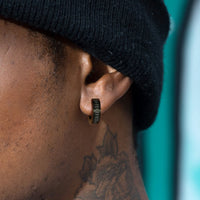 The Runes Stainless Steel Earrings