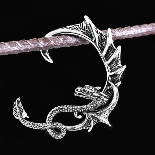 Dragon Wings Stainless Steel Earring