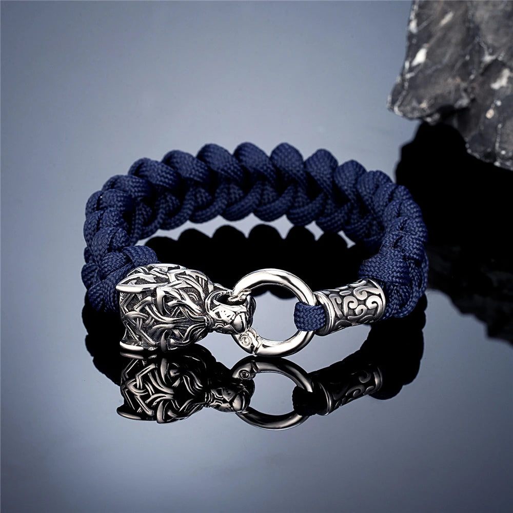 Odin Wolves Paracord Bracelet