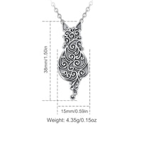 Freyja Cat 925 Silver Necklace