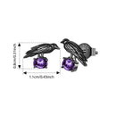 Raven Wings 925 Sterling Silver Earrings