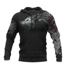 Ravens and Wolves of Odin 3D Printed Hoodie
