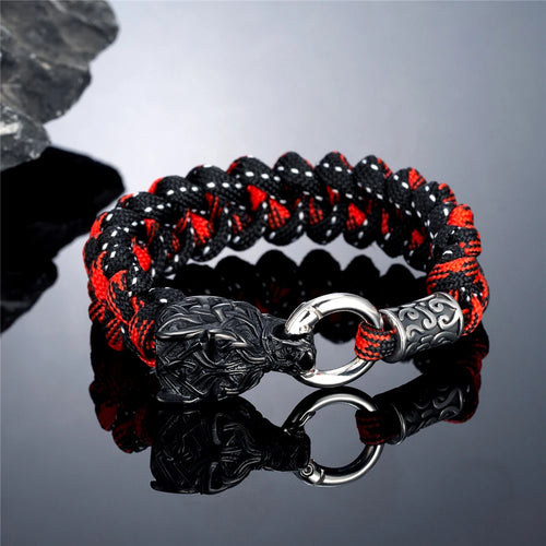 Odin Wolves Paracord Bracelet