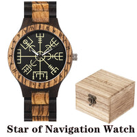 Viking Vintage Wooden Watch