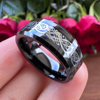 Jormungandr Tungsten Carbide Ring