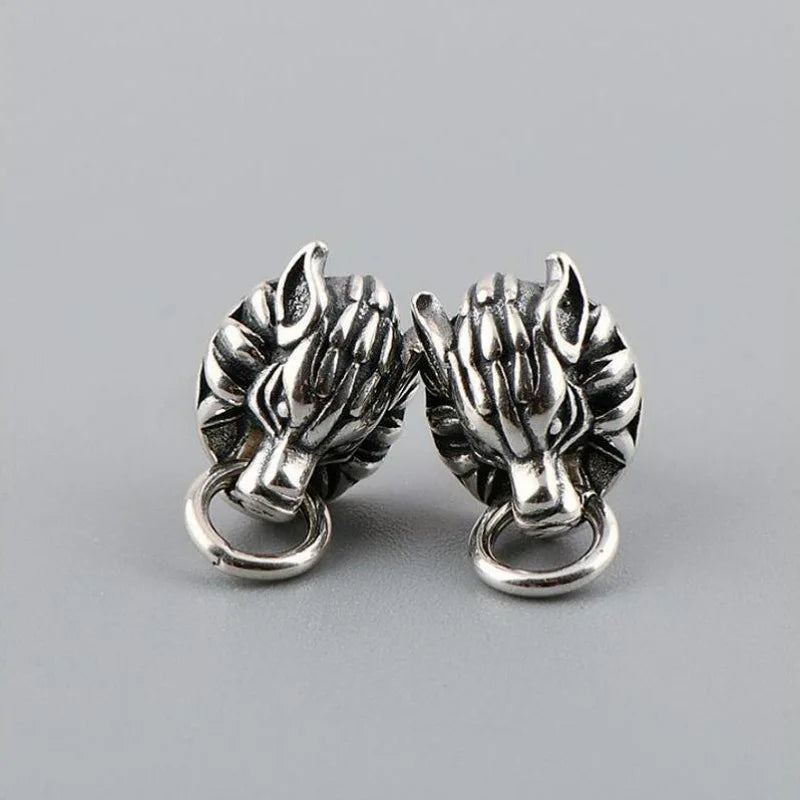 Fenrir Wolf Stainless Steel Earrings
