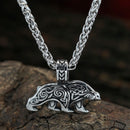 Berserker Bear Steel Necklace