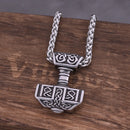 Mighty Mjolnir Necklace in Stainless Steel