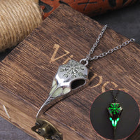 Odin's Raven Skull Stainless Steel Necklace