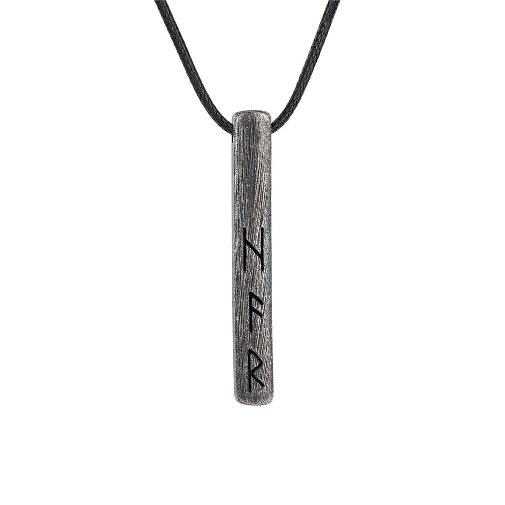 Old Norse Calendar Stainless Steel Pendant