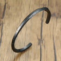 Viking Steel Runes Arm Ring