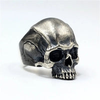 Bound to Hel 925 Sterling Silver Skull Ring
