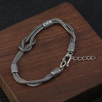 Knots of Wyrd 925 Silver Bracelet