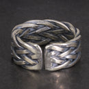 Wide Gleipnir - Handmade 925 Sterling Silver Ring